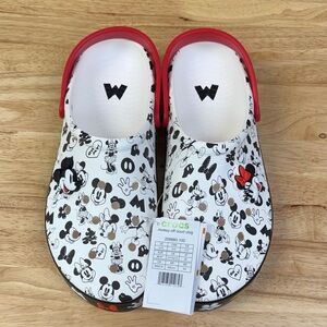 NWT Crocs Mickey Off Court Unisex Clog Shoes Mens 12 Womens 14